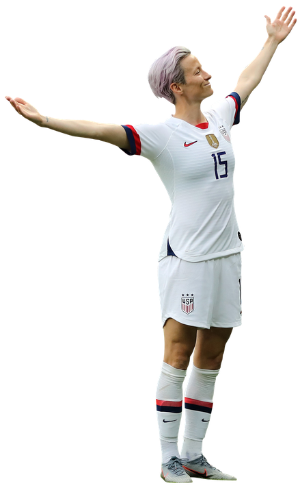 Megan Rapinoe Png Photos (silver, lavender, black)