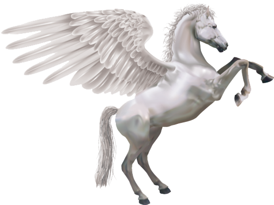 Pegasus Png Free Download (white, silver, beige)