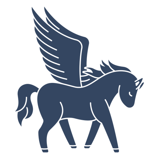 Pegasus Png Free Image (indigo, black)