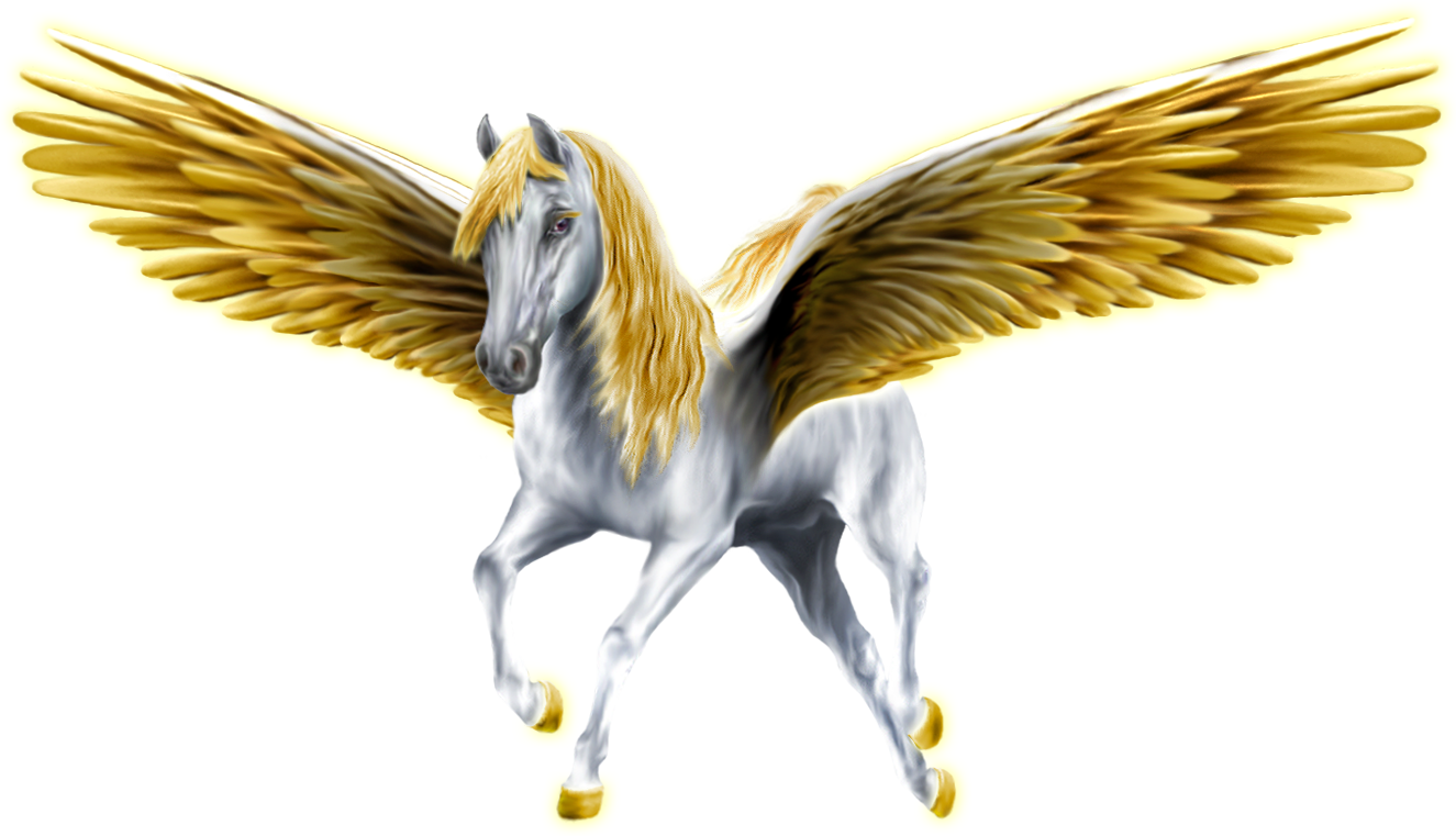 Pegasus Png Photos (beige, white)