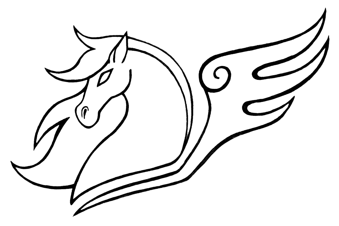 Pegasus Png Pic (lavender, white)