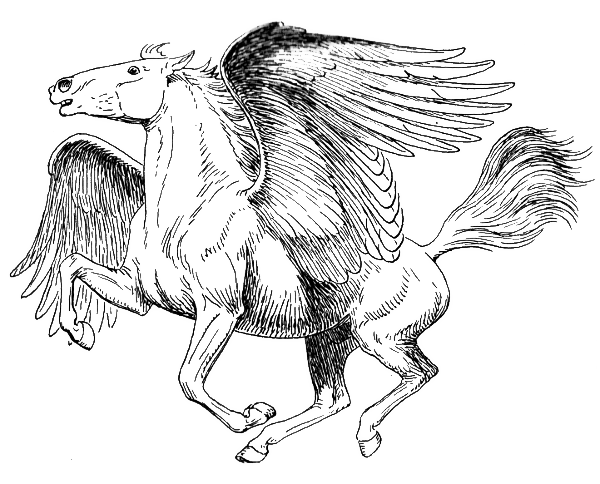 Pegasus Png Transparent Image (lavender, white, silver)