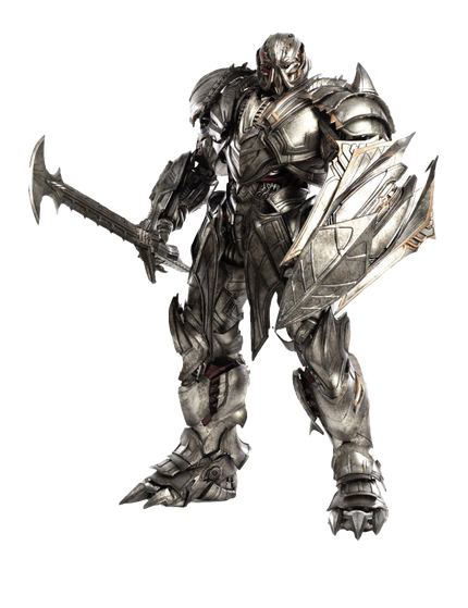 Megatron Png File (white, gray, black)