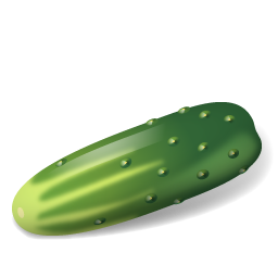 Vegetable Cucumber Free Nobackground Png Icon Download (green, black)