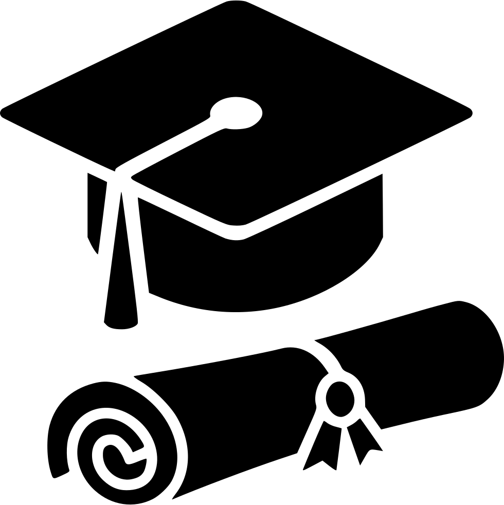 Degree Png Cutout (indigo, black, white)