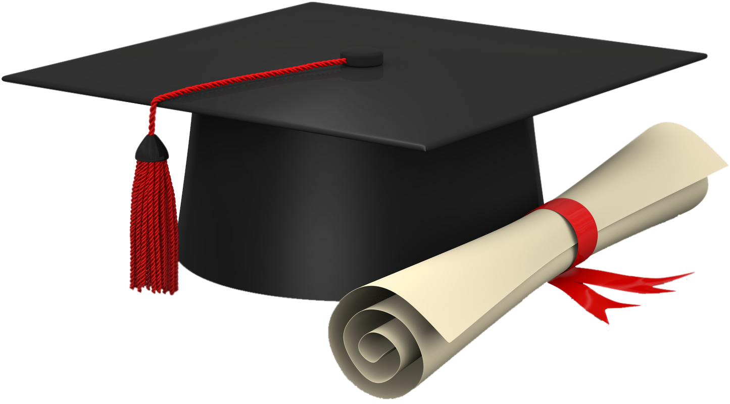 Degree University Education Png Image (black)