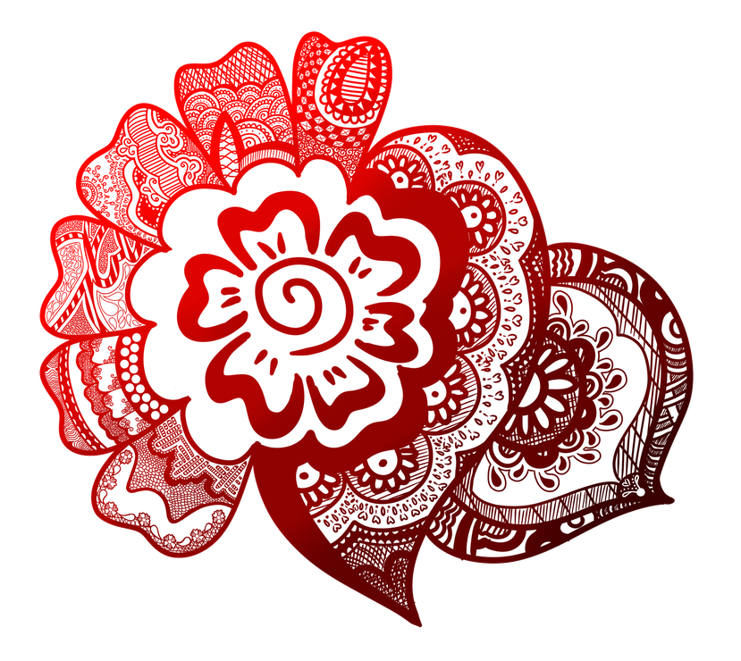 Mehendi Hand Designs Png Free Download (white, maroon, black)