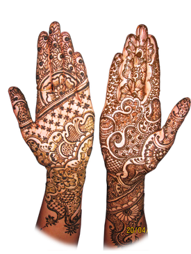 Mehendi Hand Designs Png Hd (black)