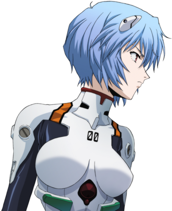 Rei Ayanami Png Transparent Image (lavender, black, indigo, beige)