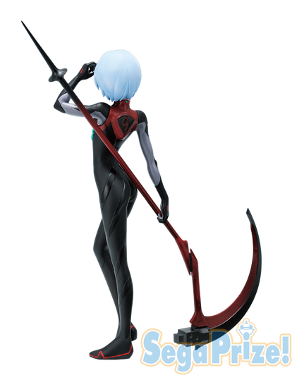 Rei Ayanami Transparent Background (black)