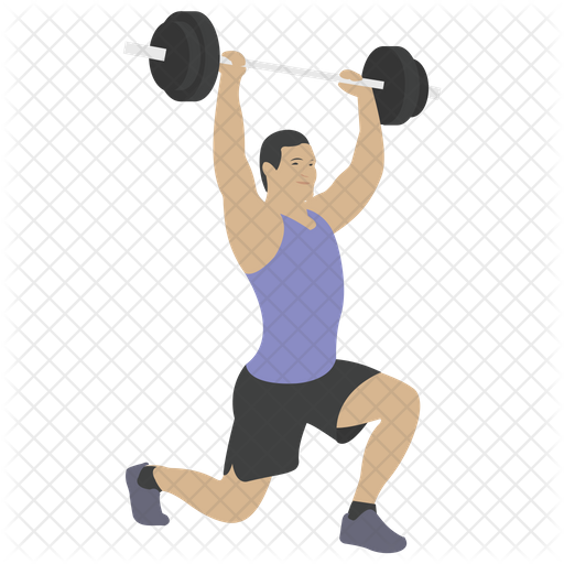 Weightlifting Png Clipart (indigo, black)