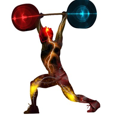 Weightlifting Png Image (black)