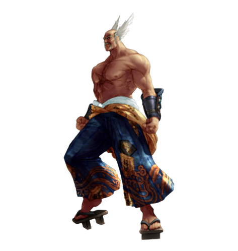 Heihachi Mishima Png Clipart (black)