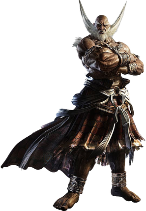 Heihachi Mishima Png Transparent Picture (black)