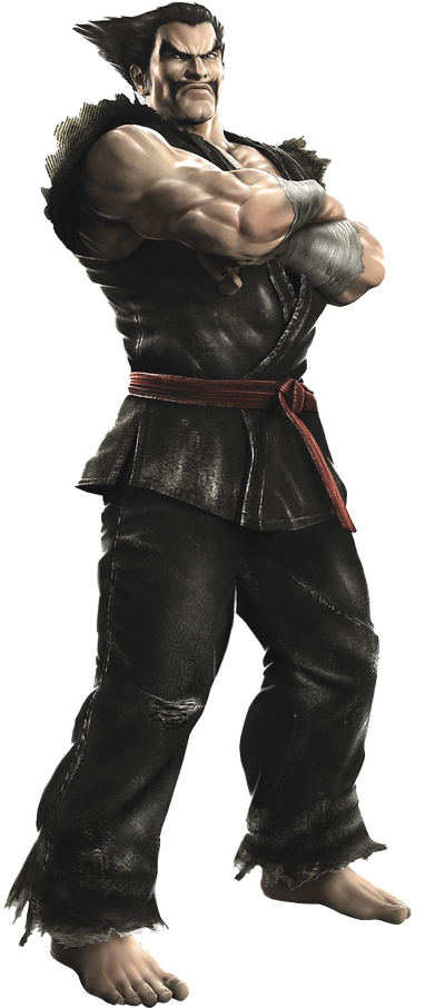 Heihachi Mishima Png Transparent (black)