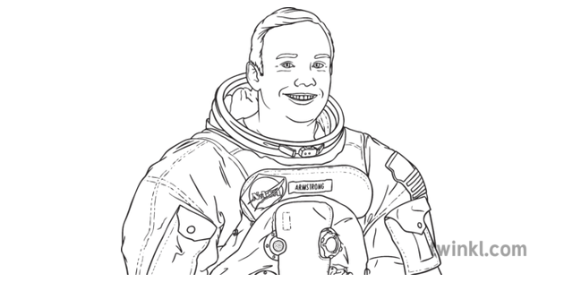 Neil Armstrong Png Clipart (white, silver, lavender, black)