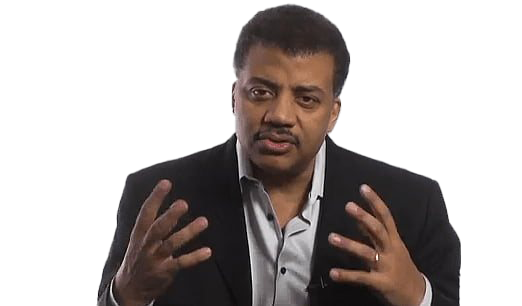 Neil Degrasse Tyson Transparent Background (white, black)