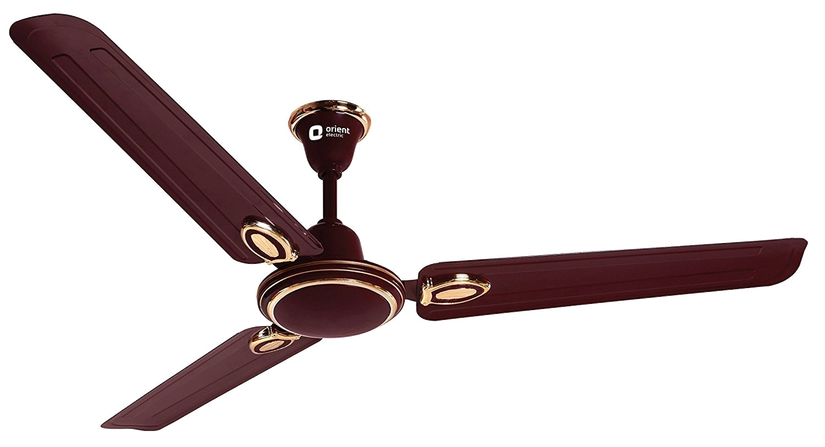 Ceiling Fan Transparent Background (black, maroon)