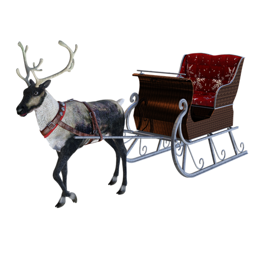 Reindeer Png Isolated Transparent Picture (black, maroon)