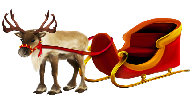 Reindeer Png Pic (black, maroon)