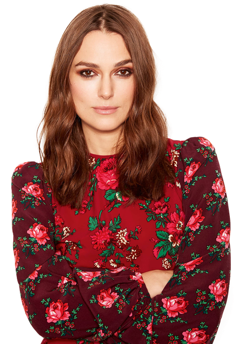 Keira Knightley Png Isolated Image (white, maroon, black)