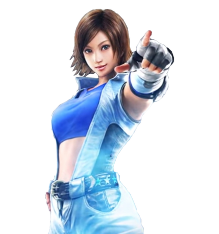 Tekken Asuka Kazama Png File (black, white, beige)