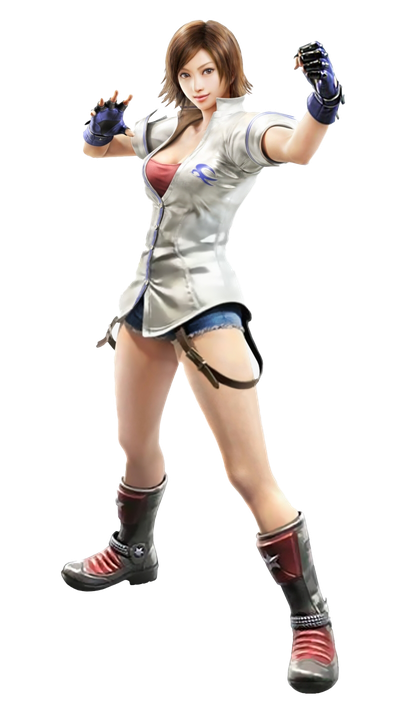 Tekken Asuka Kazama Png Transparent Image (black)