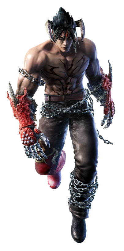 Tekken Character Transparent Png (black)