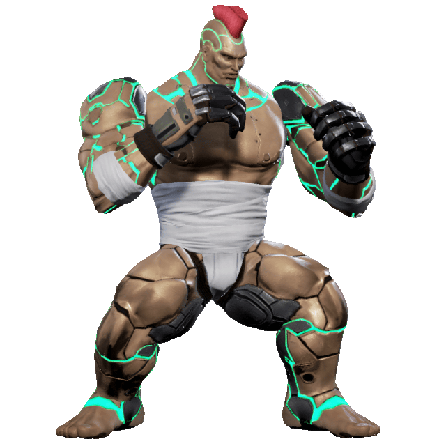 Tekken Jack Transparent Background (black, silver, white)