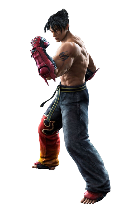 Tekken Jin Kazama Transparent Background (black)