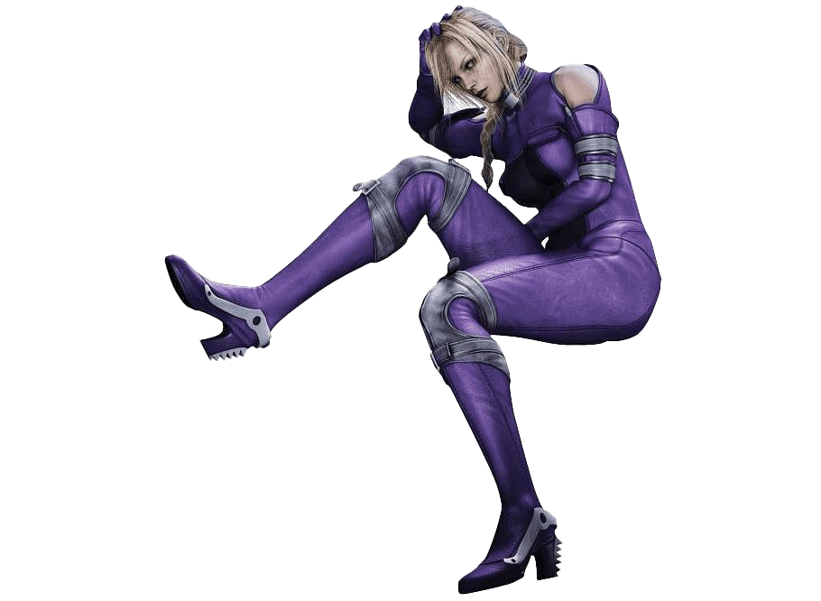 Tekken Nina Williams Png Transparent Image (white, indigo, gray)