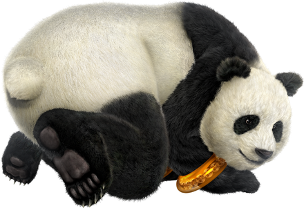 Tekken Panda Png File (black)