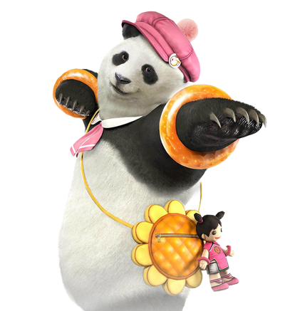 Tekken Panda Png Free Download (indigo, black, silver, white)