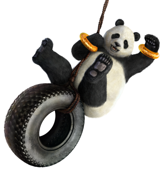 Tekken Panda Png Picture (black)