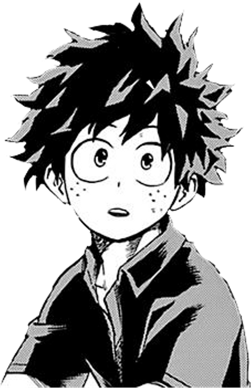 Deku Png File (silver, black, white)