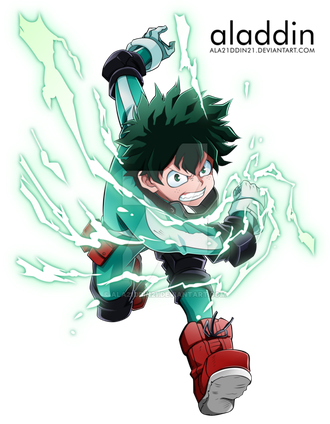 Deku Transparent Images Png (black, mint, white)