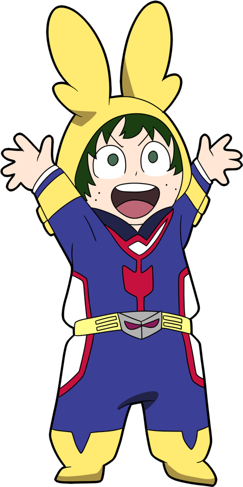 Deku Transparent Png (pink, indigo, beige, black, white)