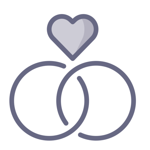 Cel Rings Love Free Png Icon (silver, black, gray)