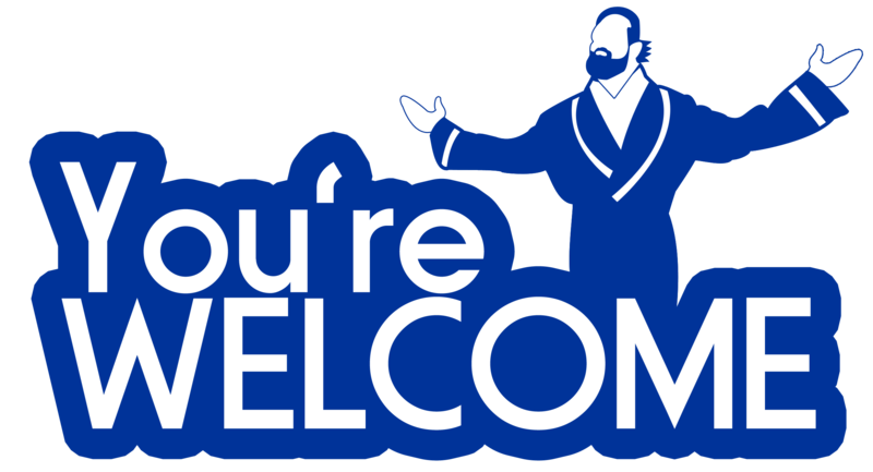 Welcome Design Png Image (black, navy, white)