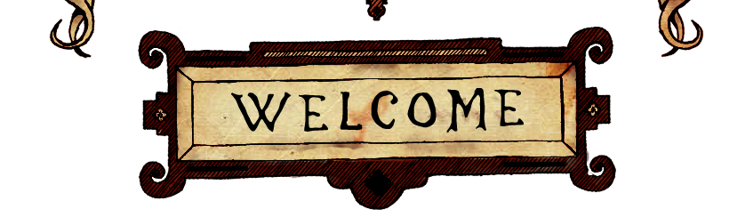 Welcome Design Transparent (black, lavender, white, silver)