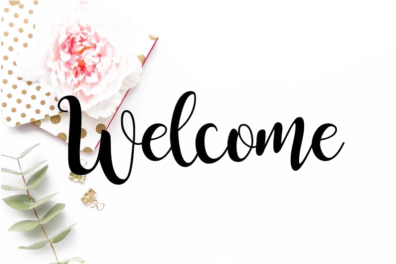 Welcome Word Png Image (black, white)