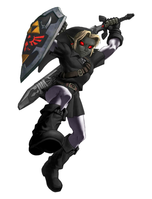 Zelda Dark Link Png Hd (black)