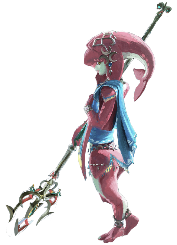 Zelda Mipha Png Transparent Image (black)