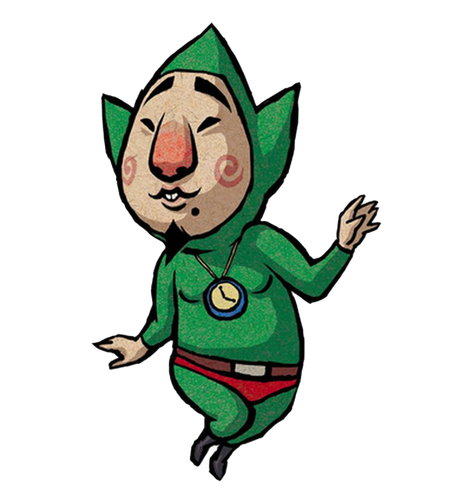 Zelda Tingle Png Clipart (black)