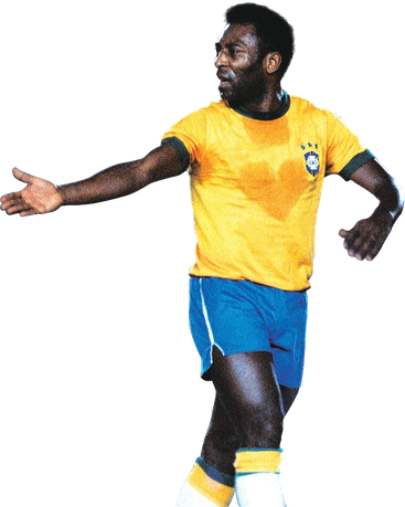 Pele Png Isolated Image (black, white)