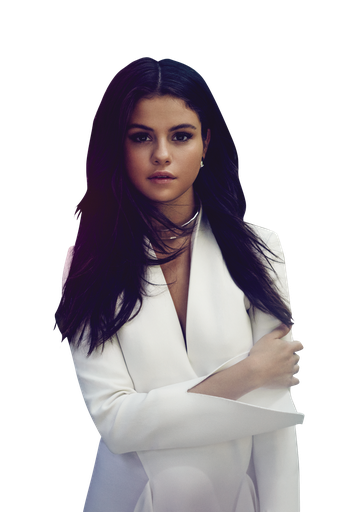 Selena Gome Png File (black, beige)