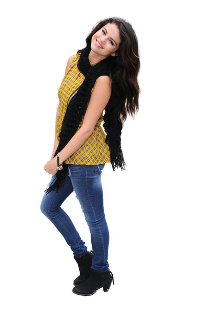 Selena Gome Png Pic (black)