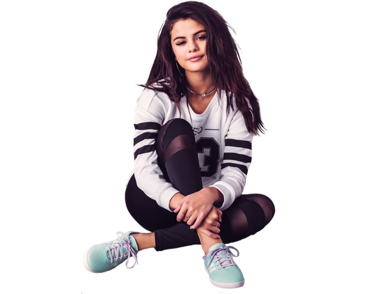 Selena Gome Png (black, beige)