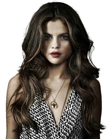 Selena Gomez Png Photos (black)