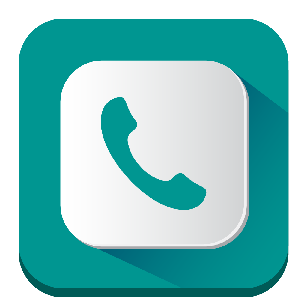 Telephone Png Photos (teal, white)